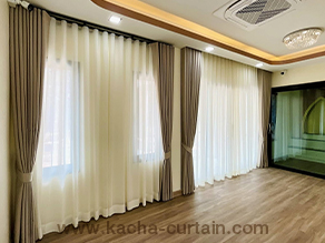 ม่านจีบ / ม่านพับ / ม่านตาไก่